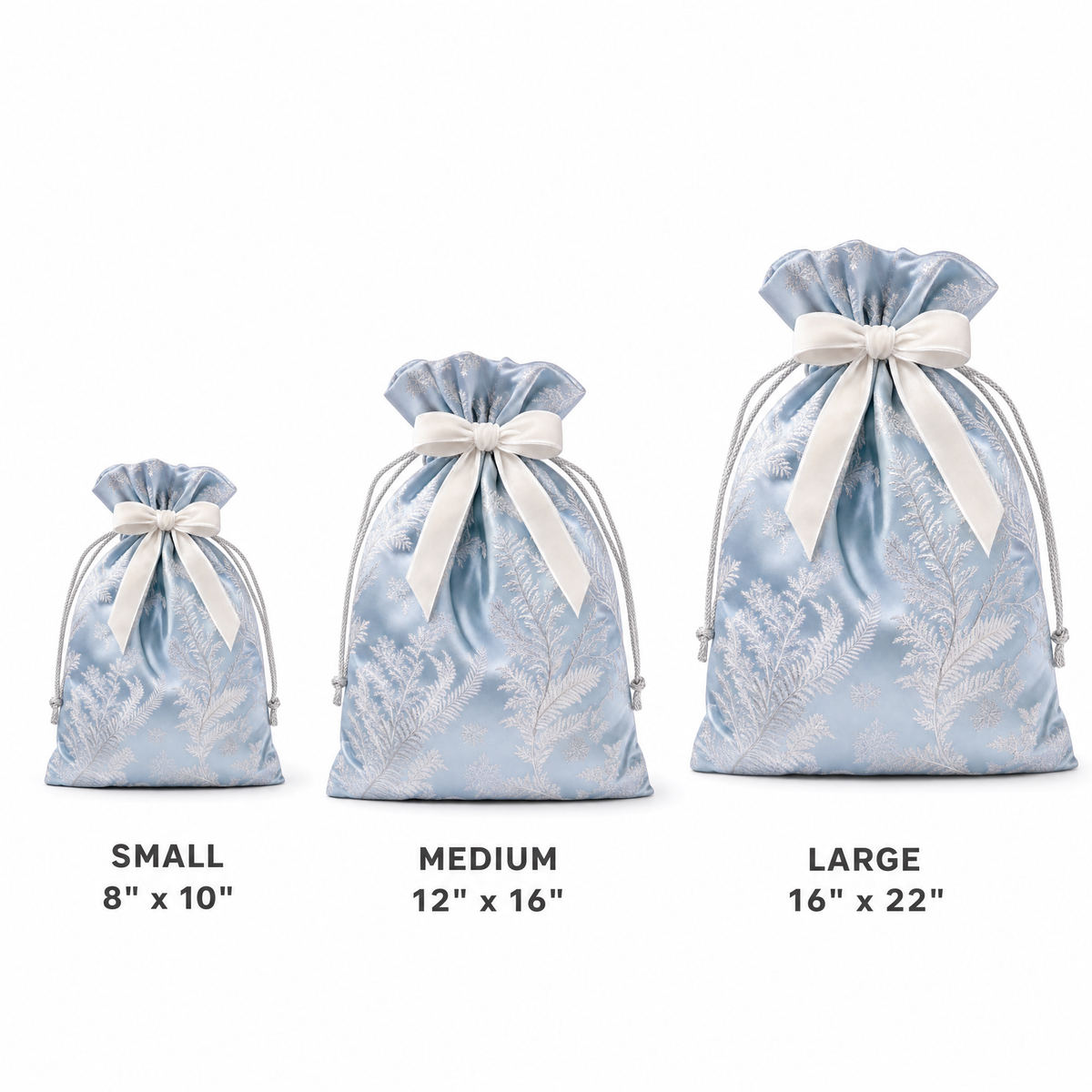 Frostfern — Reusable Fabric Christmas Gift Bag