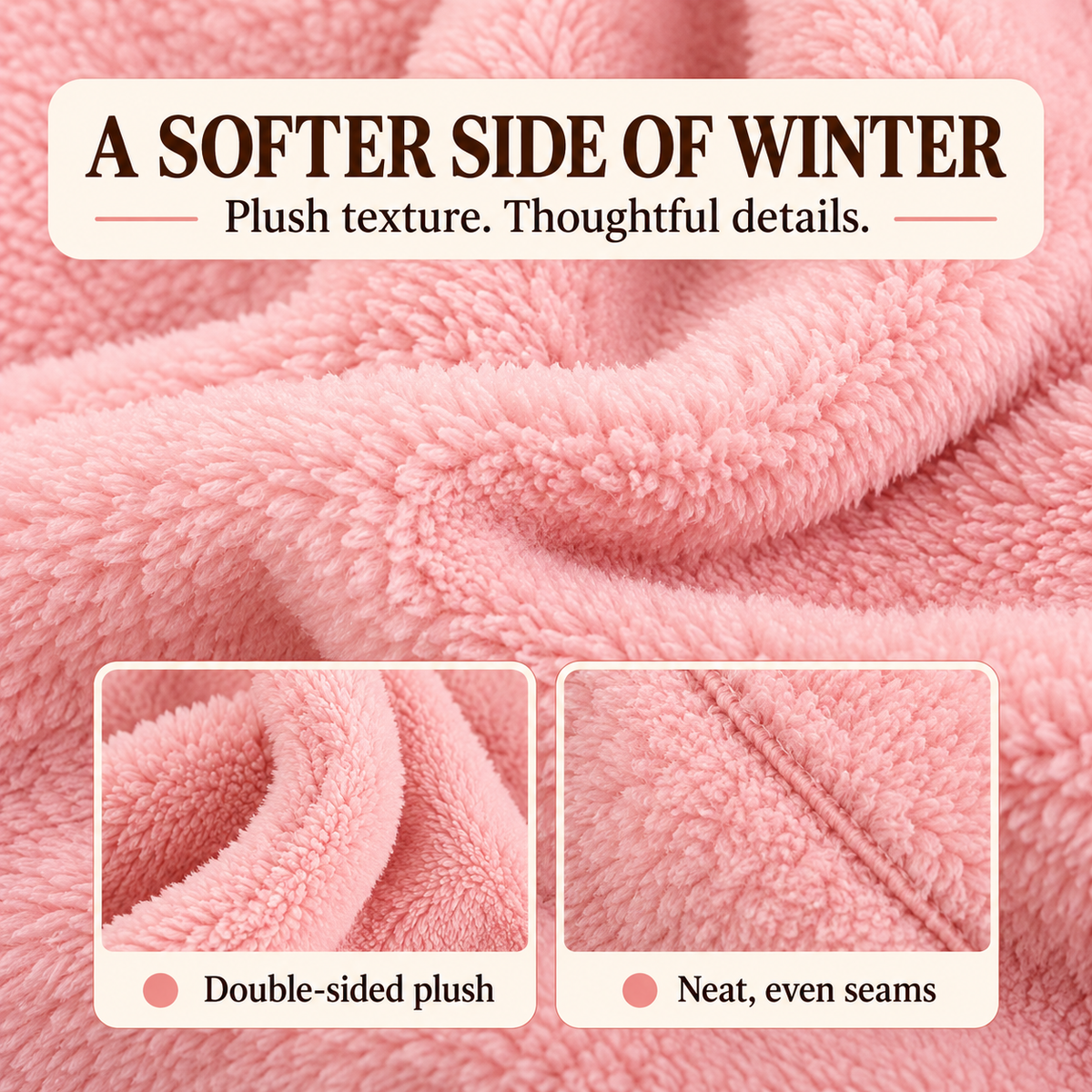 3-in-1 Plush Winter Hood & Neck Warmer