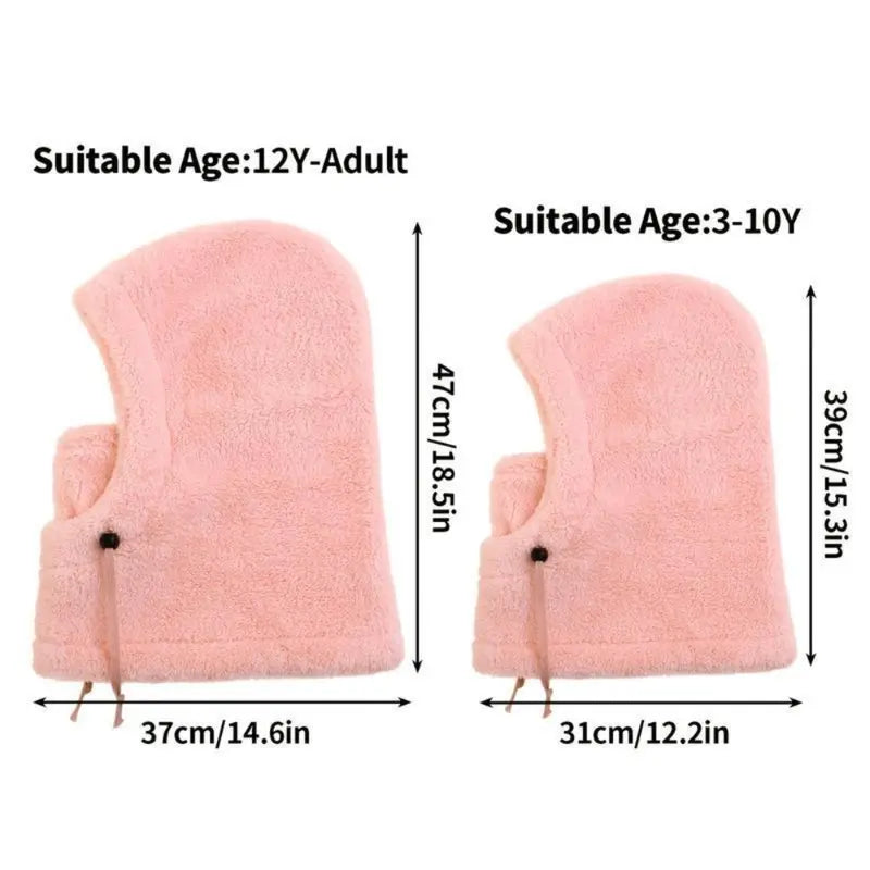 3-in-1 Plush Winter Hood & Neck Warmer