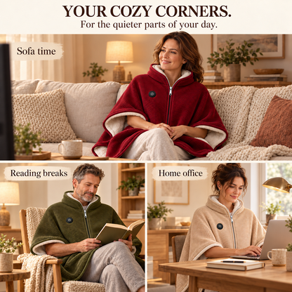 Wearable Heated Blanket —— Your Cozy Layer. With Added Heat.