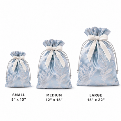 Frostfern — Reusable Fabric Christmas Gift Bag