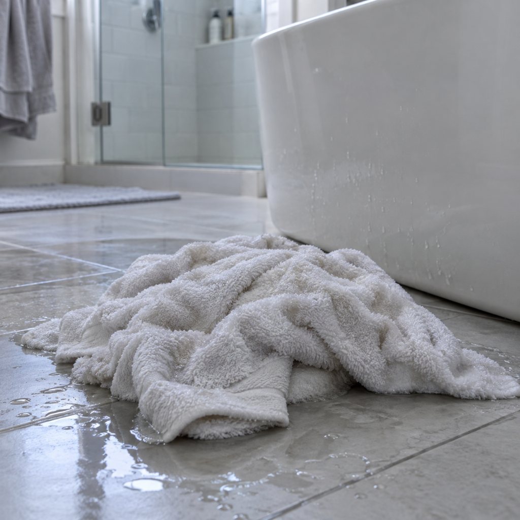 Towels On The Floor
